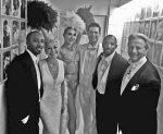 Louise Pitre with Sean & John Scott, Alexandra & Ron Remke and Jack Everly backstage - NAC, Ottawa